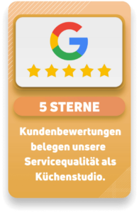 Siegel 5 Sterne: Kundenbewertungen bei Google